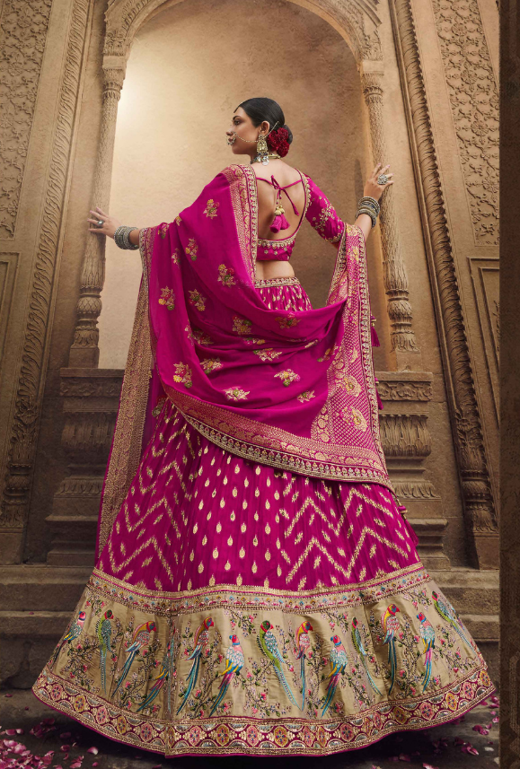 Pink colour lehenga clearance choli