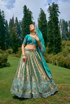 Blue Lehenga Choli