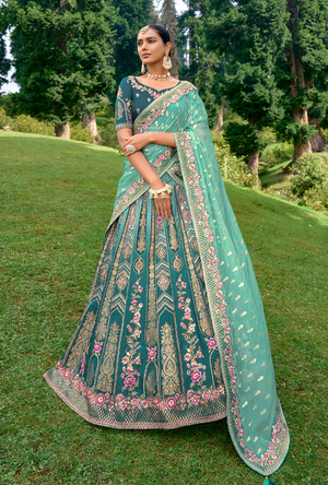 Green Lehenga Choli