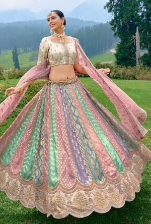 Multicolour Lehenga Choli