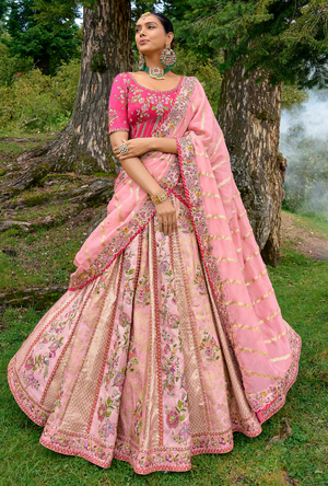 Pink Lehenga Choli