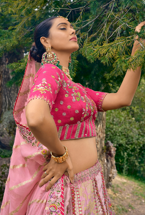 Pink Lehenga Choli