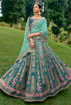 Green Lehenga Choli