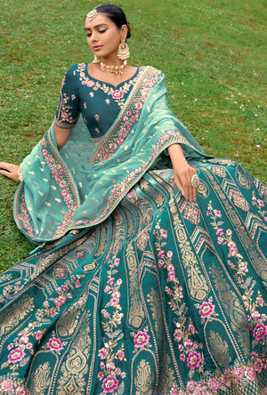 Green Lehenga Choli