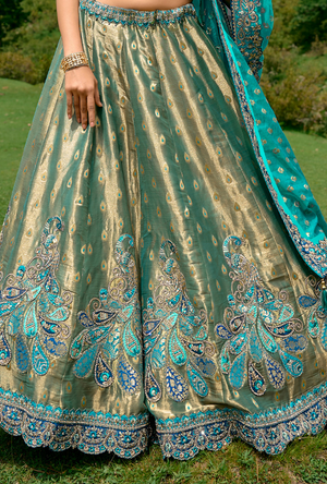 Blue Lehenga Choli