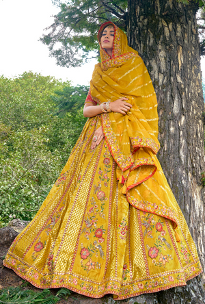 Yellow Lehenga Choli