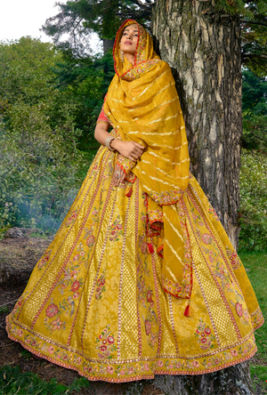 Yellow Lehenga Choli