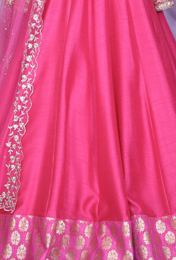 Pink Designer Party Wear Dress